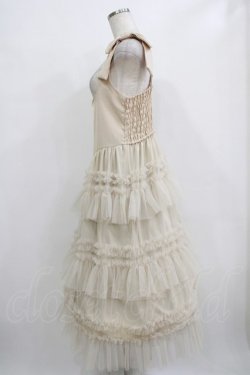 画像2: FLC / チュールワンピース M アイボリー H-26-01-16-017-LO-OP-NS-ZH