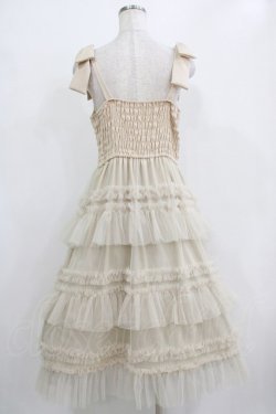 画像3: FLC / チュールワンピース M アイボリー H-26-01-16-017-LO-OP-NS-ZH