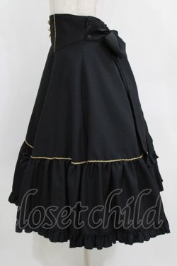 画像2: metamorphose / マデリーンハイウエストスカート Free ブラック H-26-01-16-019-ME-SK-NS-ZH