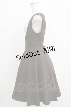 画像2: Innocent World / バイオリン刺繍フレアージャンパースカート L ショコラ H-26-01-16-023-IW-OP-NS-ZH