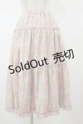 m petit by misako / NINA'S RVパニエスカート L ピンク/アイボリー　リバーシブル H-26-01-17-048-LO-SK-NS-ZH
