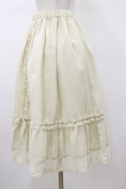 画像3: Physical Drop / フリルスカート Free アイボリー H-26-01-17-049-LO-SK-NS-ZH