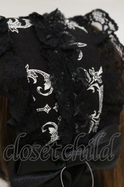 画像2: metamorphose / クラウンクロスヘッドドレス  ブラック H-26-01-17-005-ME-AC-NS-ZH