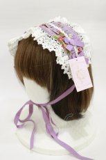 画像1: metamorphose / Strawberry Basket ヘッドドレス  パープル H-26-01-17-006-ME-AC-NS-ZH (1)