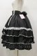 画像3: metamorphose / 【プラスサイズ】Dress up はしごレースハイウエストスカート プラスサイズ ブラック H-26-01-17-053-ME-SK-NS-ZH (3)