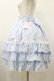 画像3: metamorphose / Dress up はしごレースハイウエストスカート サイズ1 サックス H-26-01-17-054-ME-SK-NS-ZH (3)