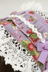 画像2: metamorphose / Strawberry Basket ヘッドドレス  パープル H-26-01-17-006-ME-AC-NS-ZH (2)