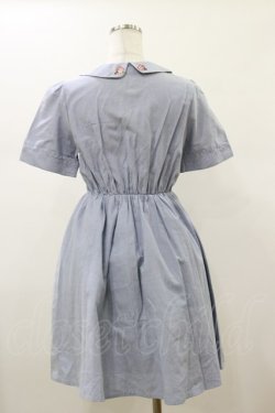 画像2: axes femme / 薔薇プリントワンピース M ブルー H-26-01-17-057-AX-OP-NS-ZH