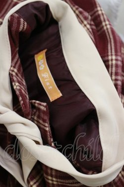 画像3: Fi.n.t / クレリックボウタイチェックワンピース Free Bordeaux H-26-01-17-061-CA-OP-NS-ZH