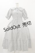 m petit by misako / AM*ギンガムCHKワンピース M グレー H-26-01-17-066-LO-OP-NS-ZH