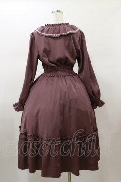 画像2: m petit by misako / AOK*フリルカラータックワンピース L ダークピンク H-26-01-17-070-LO-OP-NS-ZH