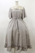 m petit by misako / TT*AOKレースセーラーワンピース LL グレー H-26-01-17-071-LO-OP-NS-ZH