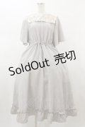m petit by misako / TT*AOKレースセーラーワンピース LL グレー H-26-01-17-071-LO-OP-NS-ZH