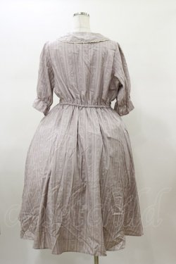 画像2: m petit by misako / MSKストライプフレアワンピース LL ピンク H-26-01-17-072-LO-OP-NS-ZH