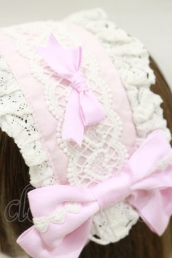 画像2: BABY,THE STARS SHINE BRIGHT / ハートレースのヘッドドレス  ピンク H-26-01-17-008-BA-AC-NS-ZH