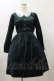 画像1: axes femme POETIQUE / レース襟ベロアワンピ M グリーン H-26-01-17-077-AX-OP-NS-ZH (1)