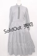 m petit by misako / AM*レースティアードワンピース M グレー H-26-01-17-1007-LO-OP-NS-ZH