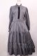 画像1: m petit by misako / AM*レースティアードワンピース M グレー H-26-01-17-1007-LO-OP-NS-ZH (1)