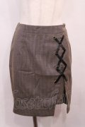 EATME / レースアップスカート S ブラウン H-26-01-17-1015-LO-SK-NS-ZH