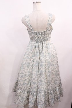 画像2: m petit by misako / MSKトワルドジュイジャンパースカート M オフ/ブルー H-26-01-17-1002-LO-SK-NS-ZH