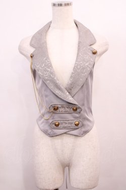 画像1: Amavel / Divine Knight ホルターネックベスト Free グレー H-26-01-17-1018-CA-TO-NS-ZH