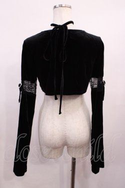 画像2: Jamie エーエヌケー / バタフライベロア M ブラック H-26-01-17-1023-LO-TO-NS-ZH