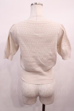 画像2: Fi.n.t / 透かし編みカーディガン Free 生成り H-26-01-17-1024-CA-TO-NS-ZH