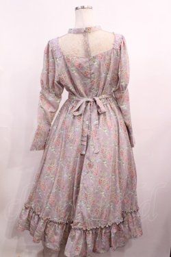 画像2: Kurumi Collaboration / KRハナジゴスリーブワンピース LL ラベンダー H-26-01-17-1003-LO-OP-NS-ZH