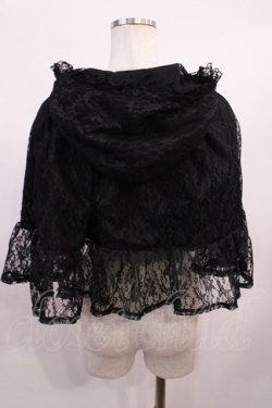 画像2: Ank Rouge / フード付きレースケープ M ブラック H-26-01-17-1025-CA-TO-NS-ZH