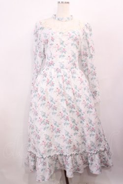 画像1: Kurumi Collaboration / KRハナジゴスリーブワンピース L オフ H-26-01-17-1004-LO-OP-NS-ZH