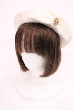 画像1: m petit by misako / AMモチーフリボンベレー  オフ H-26-01-17-1037-LO-AC-NS-ZH