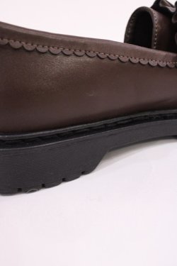 画像6: m petit by misako / AMリボンフリルローファー L ブラウン H-26-01-17-1043-LO-SH-NS-ZH