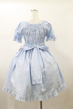 画像2: metamorphose / Dress up はしごレースリボンワンピース サイズ1 サックス H-26-01-17-081-ME-OP-NS-ZH