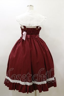 画像2: metamorphose / Priere〜星に祈りを〜ミディアムジャンパースカート サイズ1 ワイン H-26-01-17-086-ME-OP-NS-ZH