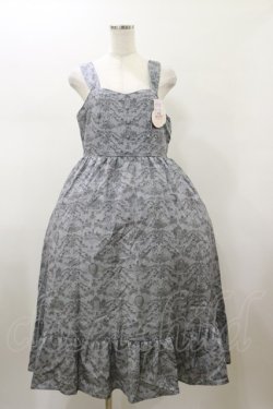 画像1: m petit by misako / MSKトワルドジュイジャンパースカート LL グレー H-26-01-17-087-LO-SK-NS-ZH