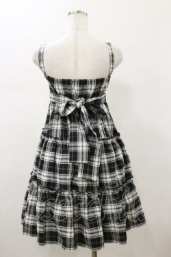 画像2: Lovely Tency / 眞白ありすコラボ/チェックジャンパースカート キッズサイズ150cm ブラック H-26-01-17-090-LO-OP-NS-ZH