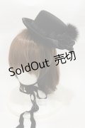 ALICE and the PIRATES / ポンポンミニハット  ブラック H-26-01-17-013-PA-AC-NS-ZH