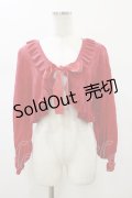 metamorphose / ダイヤすかしあみ長袖ボレロ Free レッド H-26-01-17-019-ME-TO-NS-ZH
