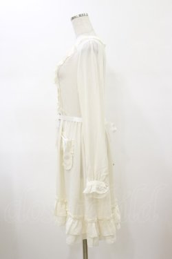 画像3: Amavel / シアーフリルリボンカーディガン Free アイボリー H-26-01-17-021-CA-TO-NS-ZH