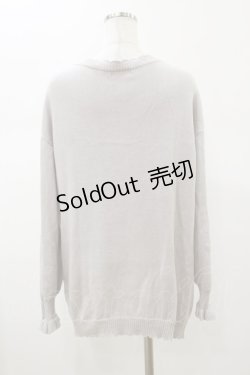 画像2: Amavel / ハートケーブルロングカーディガン Free グレー H-26-01-17-023-CA-TO-NS-ZH