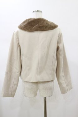 画像2: m petit by misako / AM*セーラーショートコート M ベージュ H-26-01-17-025-LO-CO-NS-ZH