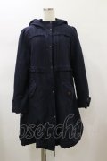 axes femme / 裏ファーモッズコート L ネイビー H-26-01-17-027-AX-CO-NS-ZH