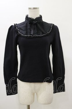 画像1: ALICE and the PIRATES / 立衿ヨークプルオーバー Free ブラック H-26-01-17-031-PA-TO-NS-ZH