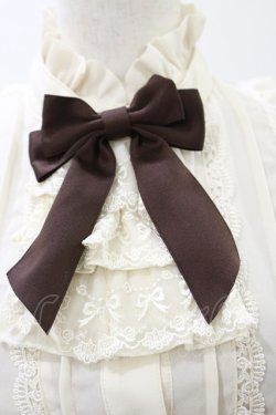 画像3: Innocent World / リボンパピヨン半袖ブラウス M 生成り H-26-01-17-033-IW-OP-NS-ZH