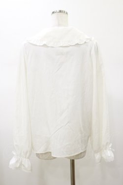 画像2: m petit by misako / AM マルエリフリルブラウス LL オフ H-26-01-17-037-LO-BL-NS-ZH