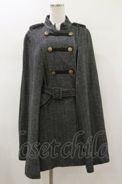 画像1: axes femme / ナポレオンマント風コート M グレー H-26-01-18-043-AX-CO-NS-ZH