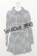 REDYAZEL / バイアスチェックショートブラウス×プリーツミニスカートセットアップ S ブラック H-26-01-18-047-LO-OP-NS-ZH