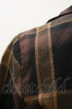 画像3: an another angelus / ダブルオープンカラーチェックワンピース Free BROWN H-26-01-18-056-CA-OP-NS-ZH