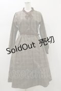 F&A / カメオ付きクロスボウタイチェックワンピース Free Brown H-26-01-18-058-LO-OP-NS-ZH