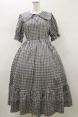 画像1: m petit by misako / AOKデシンギンガムOP M ブラック H-26-01-18-061-LO-OP-NS-ZH